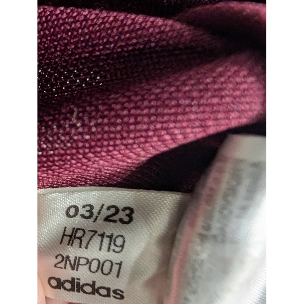 Adidas Track Pants Maroon AEROREADY Tapered Side Stripe HR7119 - Small - Picture 6 of 7